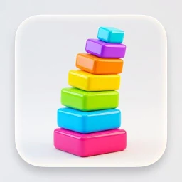 Icône de Tower Stack 3D